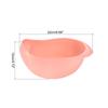 uxcell Rice Washing Colander, Rice Washer Colander, Fruit Washing Bowl, Multipurpose Plastic Fruit and Vegetable Drainer Basket Kitchen Gadget, Pink