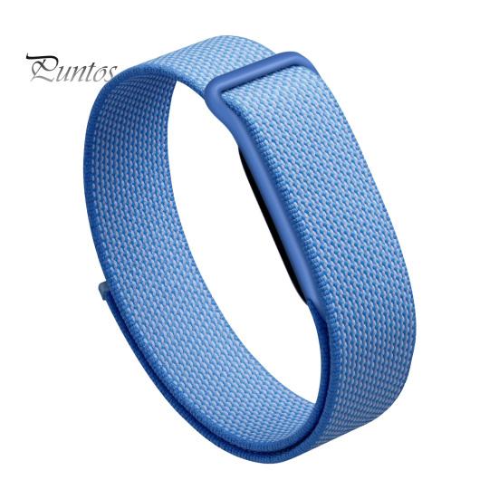 Bracelet de Montre Connecteur Universel pour Google Fitbit Air, Bracelet de Remplacement Sport Respirant à Clipser Sécurisé, Bracelet Tissé Réglable Anti-transpiration