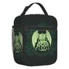 The Call Of Cthulhu Thermal Insulated Lunch Bags Lovecraft  Cat Resuable Lunch Container for School Storage Food Box