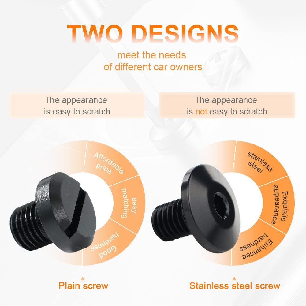 Xitomer M8x1.25 Bolt Motorcycle Mirror Hole Plug Screw Stainless, Universal | Fit for 2021 2023 Monster 950 / Streetfighter V2 2022-2023 / Monster