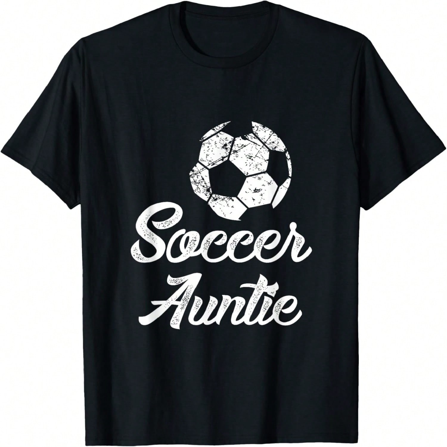 Soccer Auntie Shirt, Cute Funny Player Fan Gift T-Shirt S