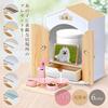 Pet Buddhist Altar Set, Pet Altar, Buddhist Altar Accessories, Pet Memorial, Urn Storage, House-Shaped Memorial Box, Dog/Cat Design, Cute and Stylish,