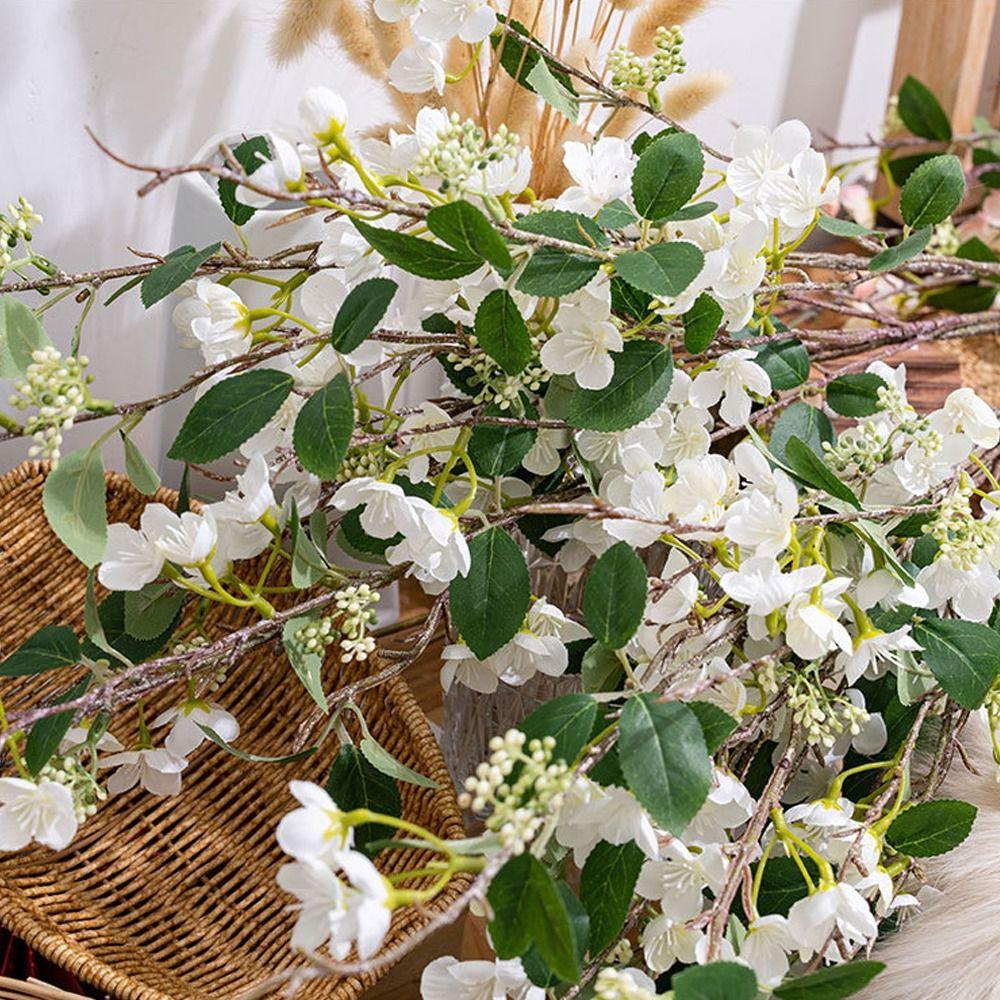 Real Touch Artificial Lilac Flower Elegant Fake Flower Silk Lilac Flower Branch Home Office Decor