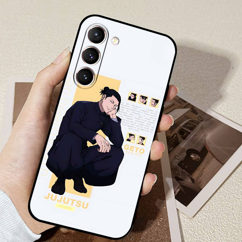 

Suguru Geto Phone Case Black Ultra-thin Shockproof Case For Samsung S24/S25/S22/S30/Note20/Lite/Ultra/5G/Plus/FE S24ULTRA