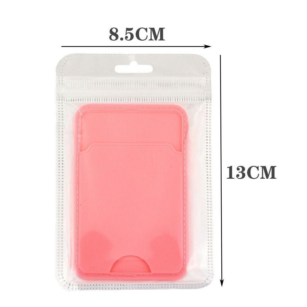 TPU Back Paste Card Holder Set Adhesive Mobile Phone Back Paste Card Holder   Wallet Case