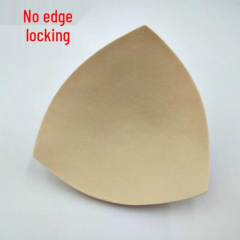 Inserções Esportivas Triangulares com Borda de Encaixe - Almofadas de Reposição Laváveis e Amigáveis à Máquina para Roupa de Banho e Roupa de Yoga.