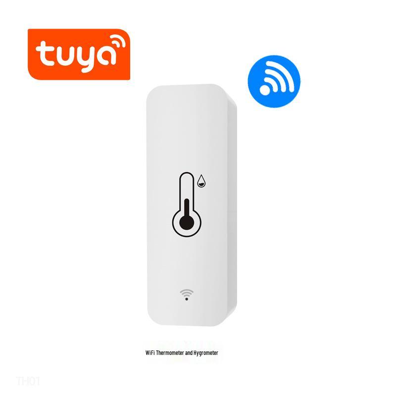 Tuya WiFi Temperature & Humidity Detector: Smart Indoor Zigbee Thermohygrometer.