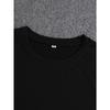 European Size 1208# Men's Round Neck Short Sleeve Trendy Cool Letter Print T-Shirt