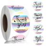 100-500pcs Thank You for Supporting My Small Business Sticker Holographic Laser Stationery Seal Labels Sticker Wrapping Supplies