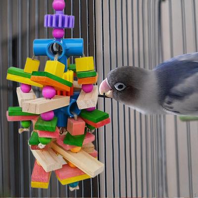 Jucărie Papagal Pasăre Măcinat Animal de Companie Interior Echipament de Joacă Colivie Rupere pentru Accesorii Grădină