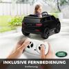 Auto Elettrica per Bambini, Veicolo per Bambini da 12V con Telecomando, Luci LED, Musica e Clacson, 3-6 Anni, Nero