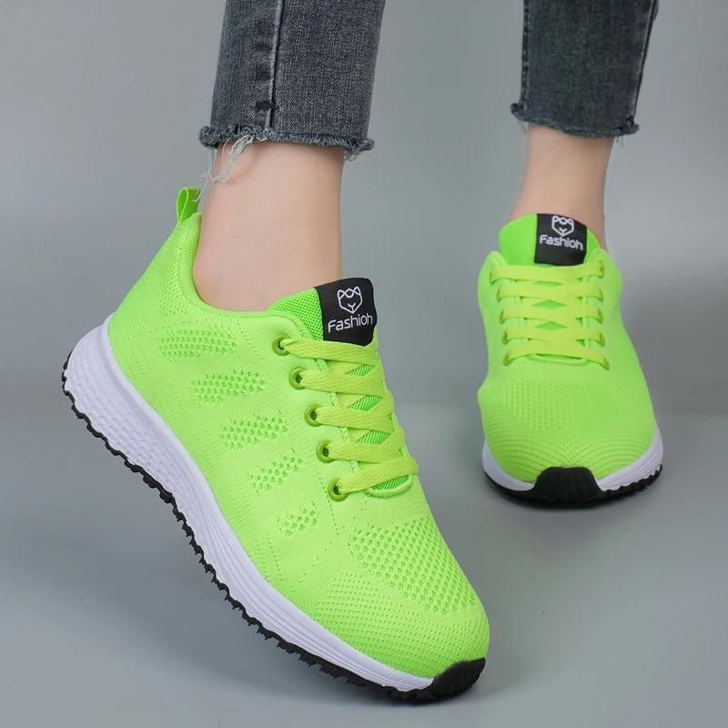 Fashion Women Breathable Sports Shoes for Women 2025 Casual Tennis Shoes Walking Mesh Running sandals Platform Sneakers Female Footwear