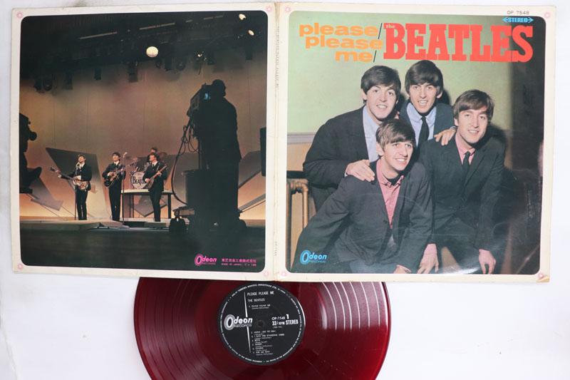 

LP Пластинка BEATLES Please Please Me Красный Винил OP7548 1966 Япония Рок Б/У