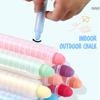 Yousheng 5Pcs Colored Chalk with Plastic Holder Washable Dustless Sidewalk Chalk Blackboard Drawing Writing Doodling Chalk