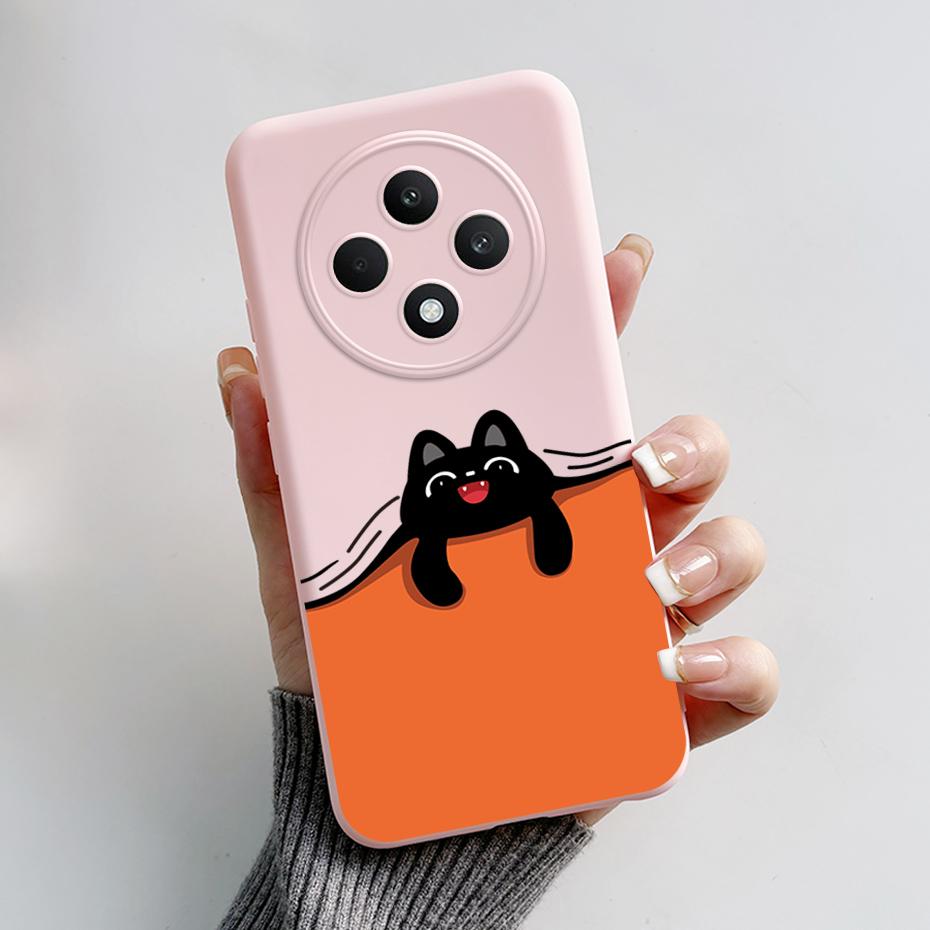 For Oppo Reno12 F CPH2637 Case Cute Rabbit Panda Shockproof Silicone TPU Back Cover for Oppo Reno 12F Reno12F 5G 2024 Soft Case