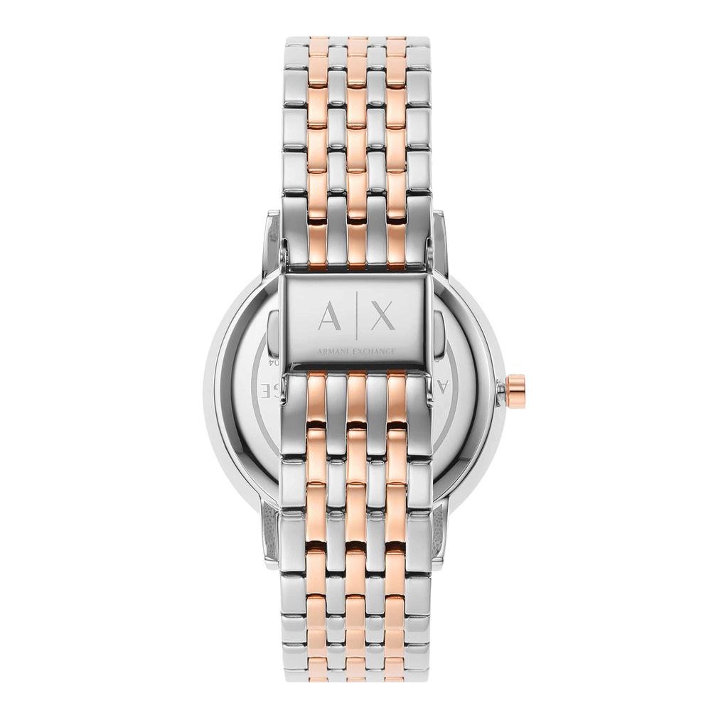 Analog Silver Dial Ladies Watch Two Tone [Armani Exchange] T-SERIES