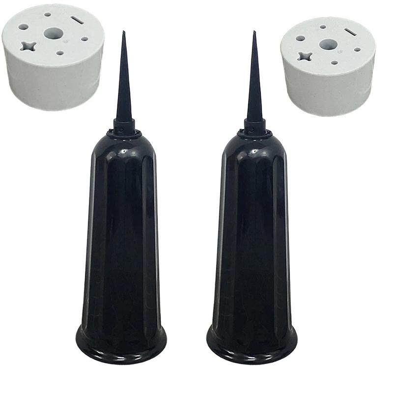 Plastic Flower Vase with Spikes for Cemetery Durable Grave Holder Suitable for Memorial Tombstone Arrangement