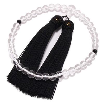 Prayer Beads Made In Japan Genuine Crystal Onyx Prayer Beads Bag Domestic Prayer Beads for Women That Can Be Used by All Sects Prayer Beads