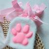 Women's Cute Bow Faux Rabbit Fur Warm Lolita Scrunched Christmas Socks