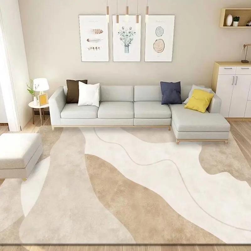 Modern Abstract Geometric Carpet for Living Room Bedroom Soft Non-slip Lounge Sofa Mat Large Area Decoration Mat Art Design