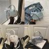 Simple Solid Color Silver Bow And Lace Decoration Women Casual Shoulder Bag For Women