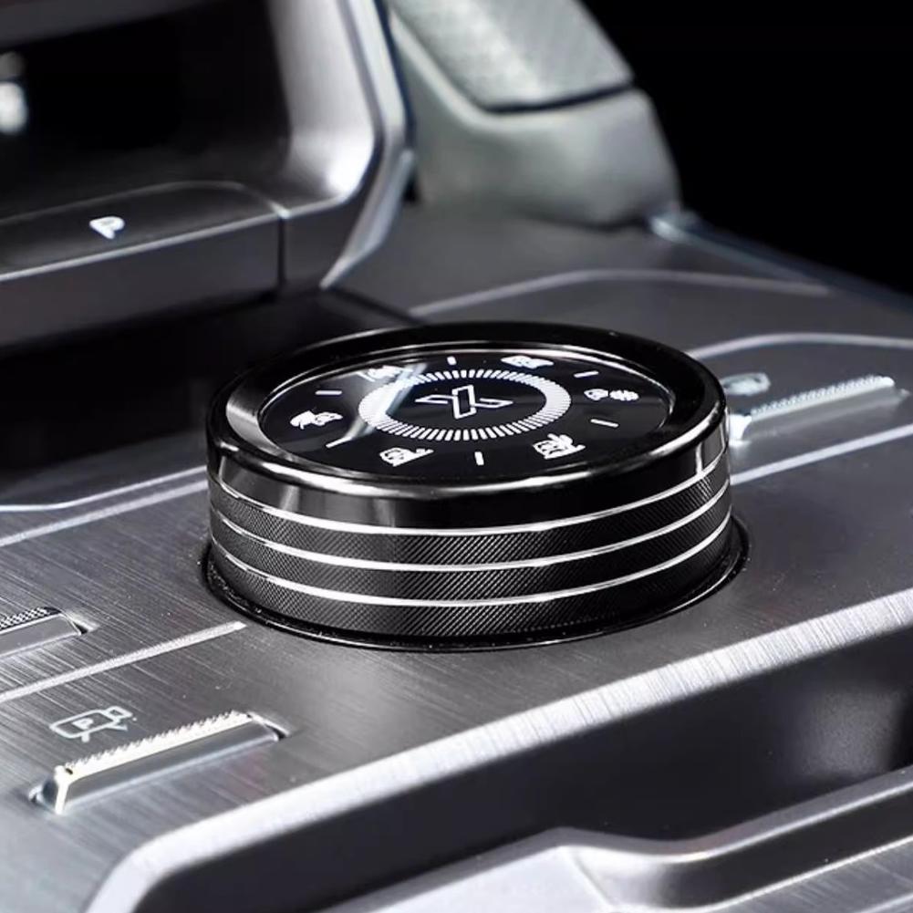Car Center Console Multimedia Navigation Driving Mode Knob Decoration Cover For Chery Jetour Traveller T2 2023 2024 #469818