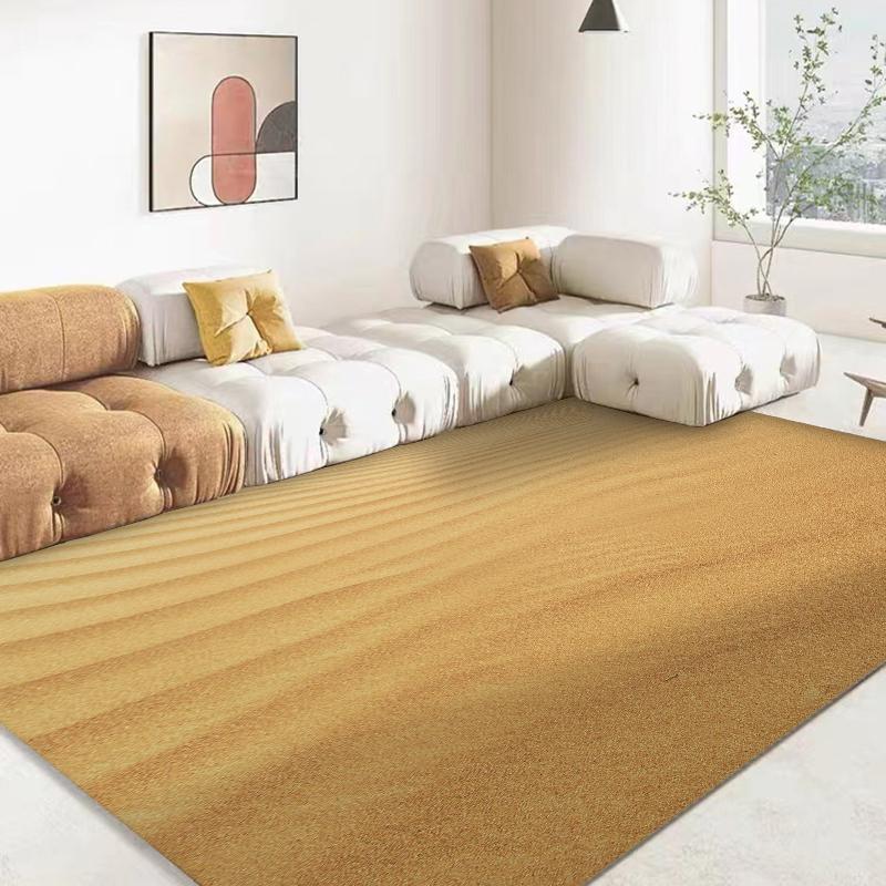 15 Größen 3D Sand Wüste Simulationshintergrund Teppich für Wohnzimmer Badezimmermatte Schlafzimmermatte Heimdekor Outdoor-Teppich
