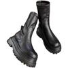 New Winter Punk Style Women Ankle Boots Fashion Thick Sole Zippers Short Boot Ladies Elegant Platform Flats Heel Shoes