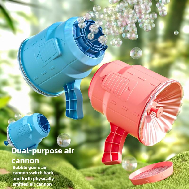2025 Neue Luftkanone Seifenblasenmaschine Outdoor Spaß Geburtstagsgeschenk für Jungen