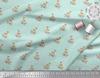 Soimoi Gray Japan Crepe Satin Fabric Dot & Deer Animal Print Sewing Fabric metre 42 Inch
