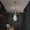 Modern Ceiling Hanging Lamp Decorative Lighting Adjustable Wire Crystal Pendant Light for Kitchen