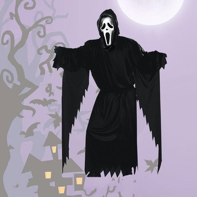Halloween Child Scream Cosplay Costume Mask Parties Events Terror Roleplaying