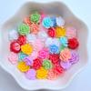 50Pcs New Cute Mini 10mm Mixed Rose Resin Nail Parts Accessories Kawaii DIY Nail Art Decoration