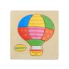 Cartoon Animal Fruit Car Pattern Wooden 3D Puzzle Baby Intelligence Early Learning Educational Toy Cute Wood Puzzle For Kids
