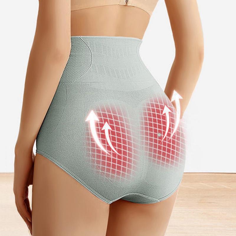 1Pc Women Seamless High Waist Butt Lifting Briefs Slimming Abdominal Underwear Large Crotch Warm Panties