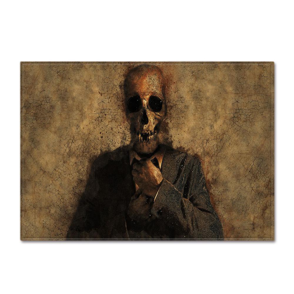 Skull Living Room Floor Mat Bedroom Dining Room Carpet Carpet Doormat