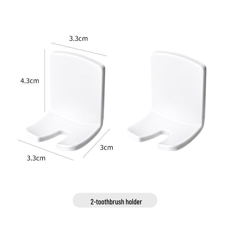Wall-Mounted Toothbrush and Mouthwash Cup Set