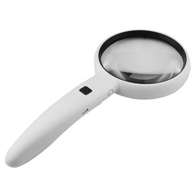 3.5x 5x 11x Interchangeable 3 Lenses Reading Magnifying Glass Rechargeable Illuminated Handheld Magnifier F Stamp Identification