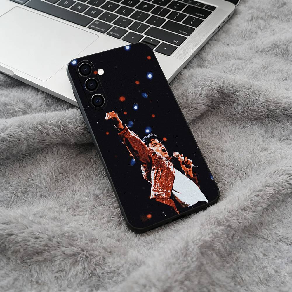 Superstar-M- Michael -Jackson Phone Case For Samsung Galaxy A73,A71 A72,A70,A53,A52,A51,Soft Silicone Black Cover