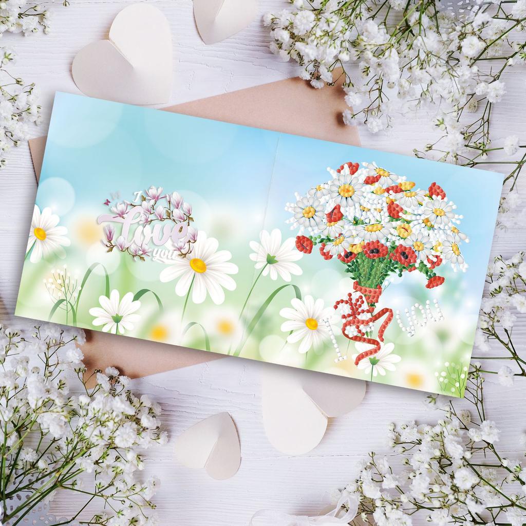 8 teile/satz Weihnachten DIY Diamant Malerei Grußkarten 5D Cartoon Postkarten Kinder Festival Stickerei Begrüßen Karten Handgemachte Geschenke