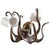 Octopus Coffee Cup Holder Resin Rack Organizes 8 Cups Durable Kitchen Storage Shelf Stylish Bathroom Decor Gift 27x19cm