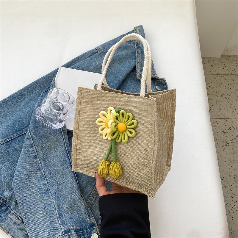 

Льняная премиальная ручная сумка-тоут