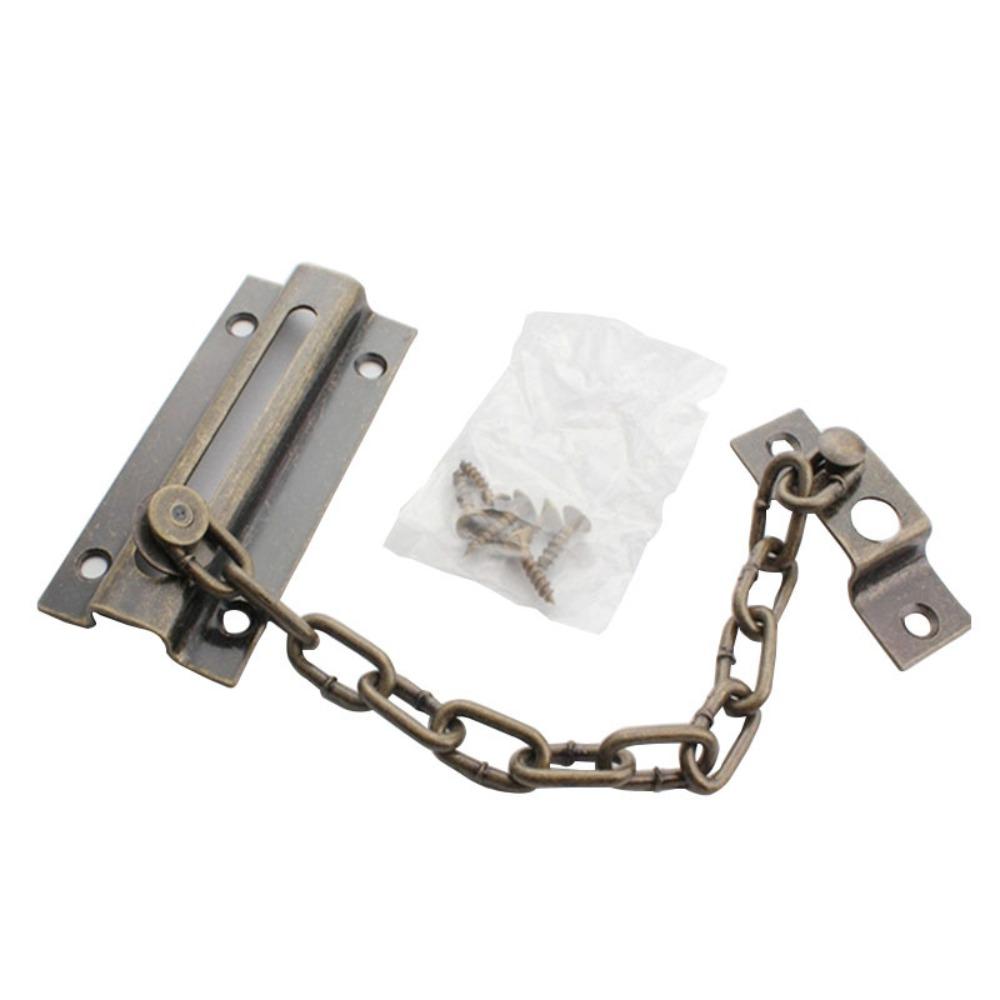 Anti-Theft Door Chain Lock Anti-Corrosion Secondary Door Lock Extra Door Lock  Home Security