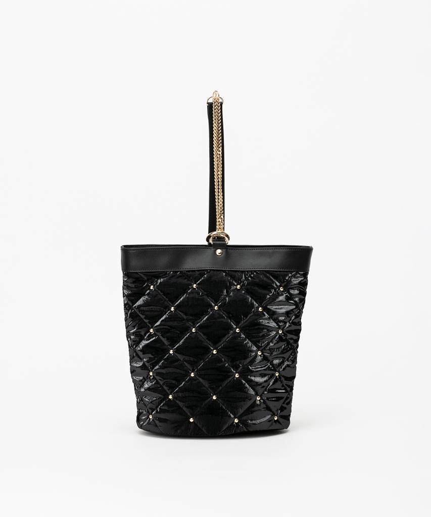Jina In Ny 3-Way Use Elizabeth Mini Backpack [Black Combo]