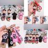 Vibrant Messi Keychain Football Star Jersey Keyring Ideal Fan Gift For Birthdays