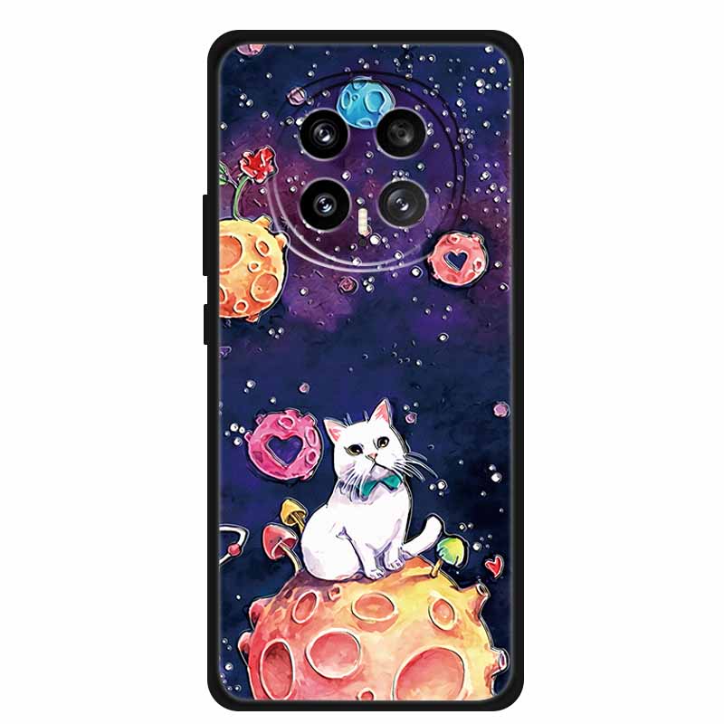 3D Emboss Case For Honor Magic 8 5G Phone Case 8 Pro Flowers Silicone Soft Coque Funda For Honor Magic8 Pro Back Cover Case Bag