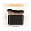 6.8x7cm Self Tan Brush Soft Body Makeup Brush Portable Self Tanning Brush Self Tanner Face Brush for Body & Leg MakeupBlack