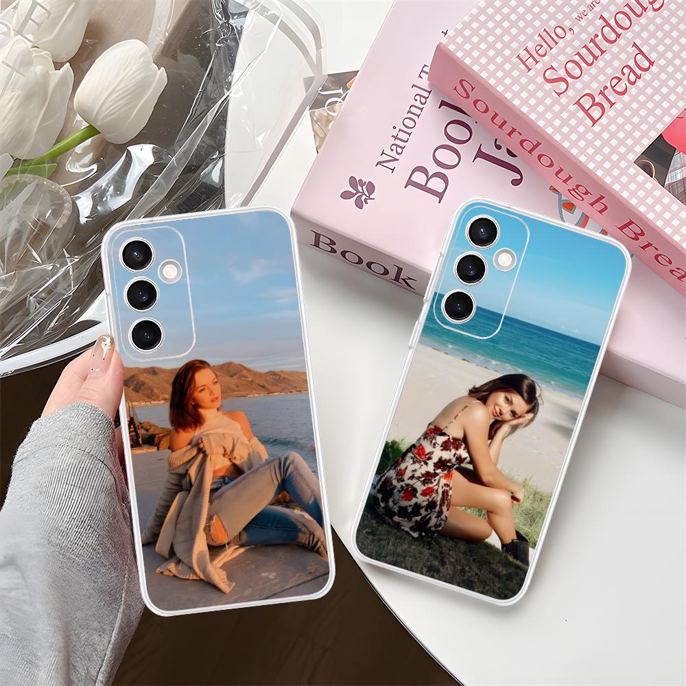 Oana Gergory Mobile Phone Case for Samsung Galaxy S25 S24 S23 S22 S21Plus FE Ultra Clear Colorful Cover Luxury Pretty
