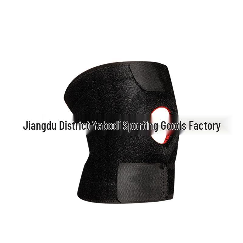 Sports Knee Pads with Four Spring Bar Support for Cycling, Running, and Mountaineering