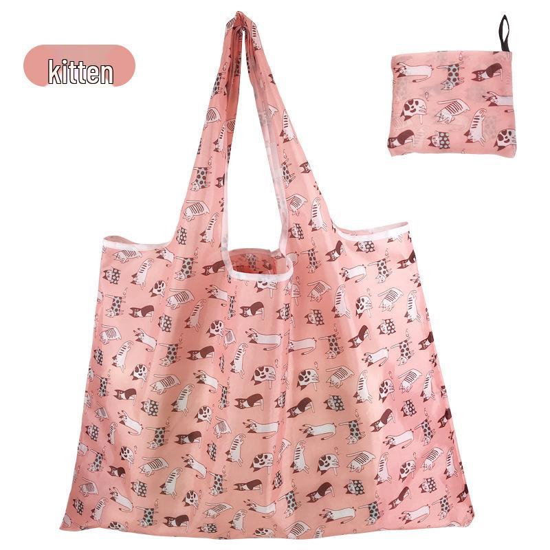 Eco-Friendly Large Capacity Folding Grocery Bag - Oxford Cloth